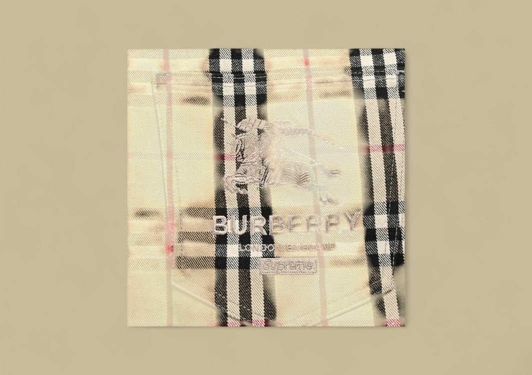 Burberry Supreme Plaid Denim Short