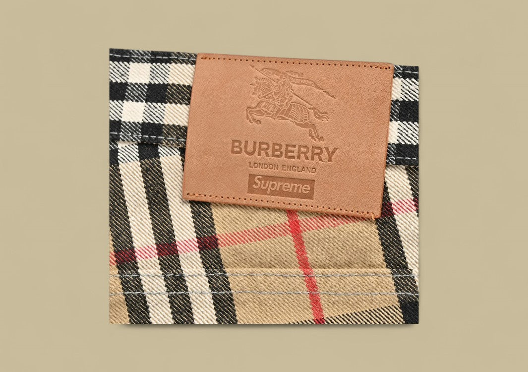 Burberry Supreme Plaid Denim Short