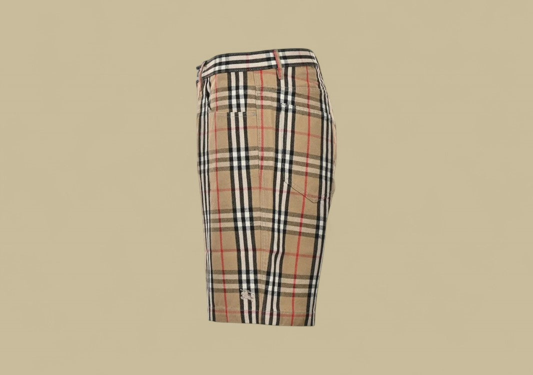 Burberry Supreme Plaid Denim Short