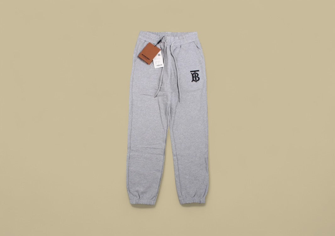 Burberry TB Monogram Logo Sweatpants – Grey