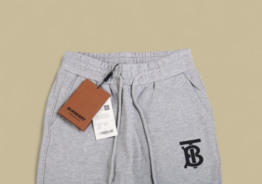 Burberry TB Monogram Logo Sweatpants – Grey