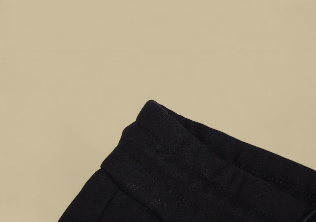 Dior 23FW Classic Series Black & White Embroidery Logo Sweatpants