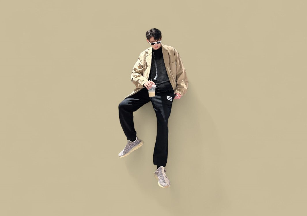 Dior 23FW Silver Embroidery Logo Sweatpants – Black