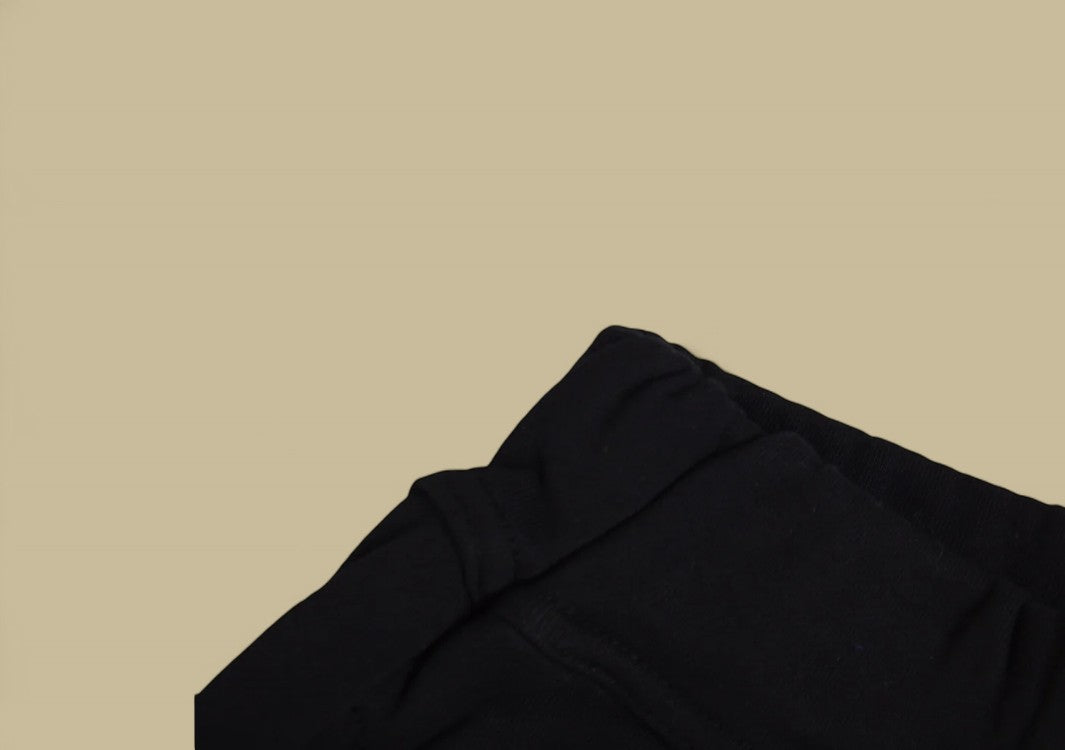 Dior 23SS Vertical Towel Embroidery Logo Sweatpants – Black