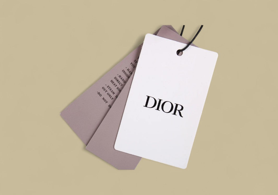 Dior 23SS Vertical Towel Embroidery Logo Sweatpants – Grey/Pink