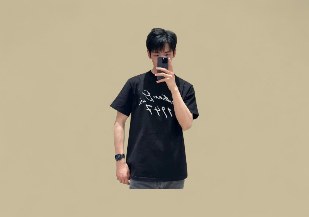Dior 24SS 1947 Signature Logo T-Shirt – Black