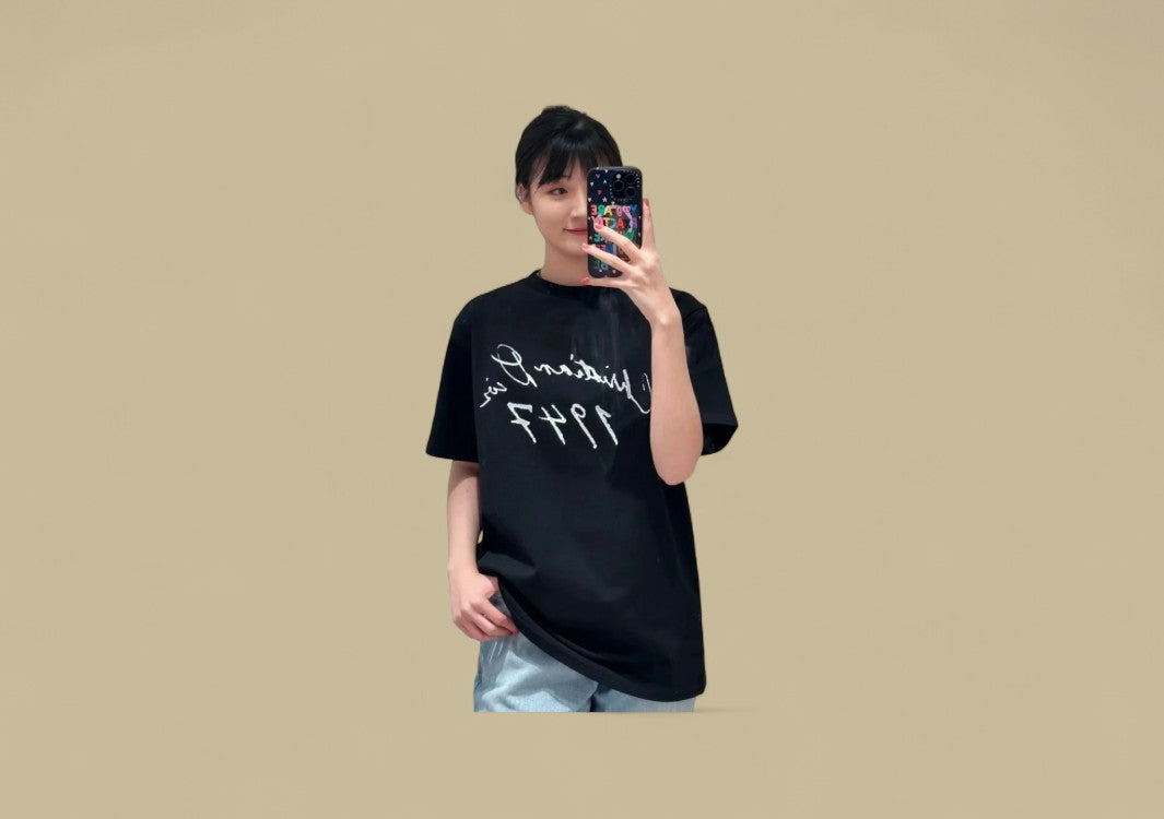 Dior 24SS 1947 Signature Logo T-Shirt – Black