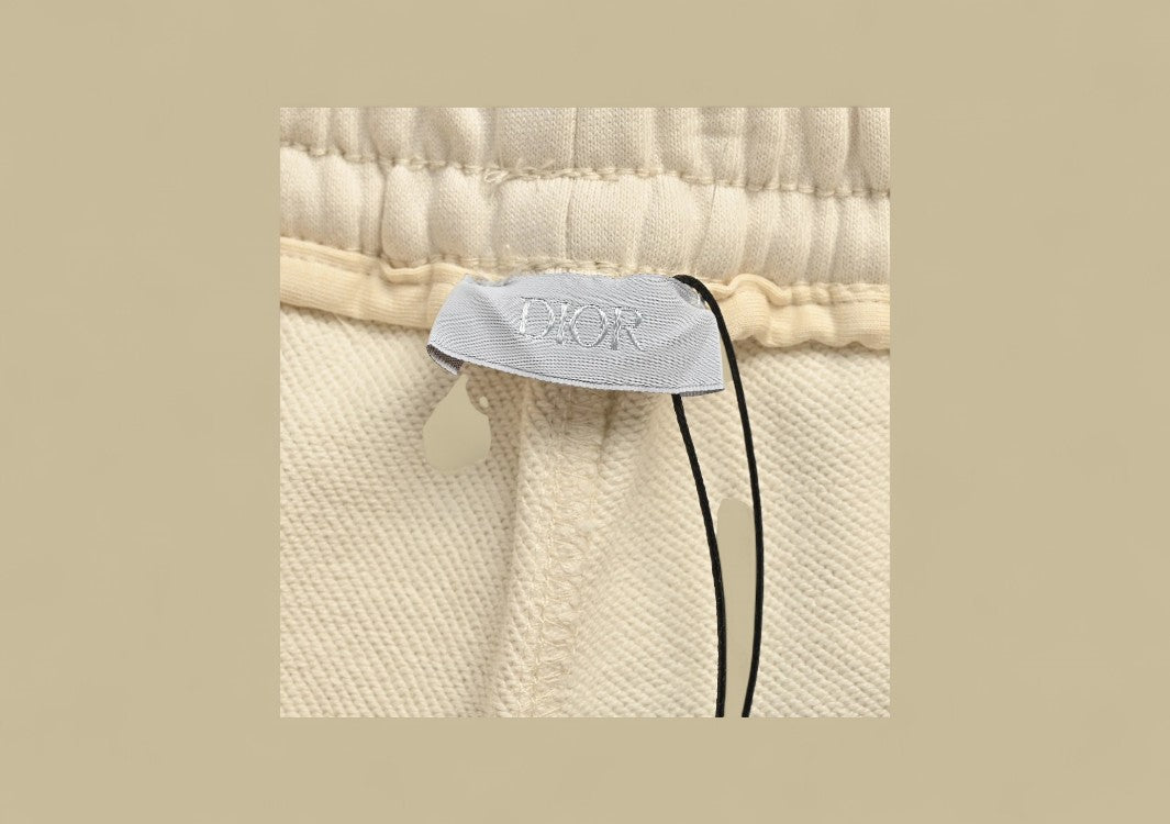 Dior 24SS Bottom Embroidery Logo Shorts – Beige
