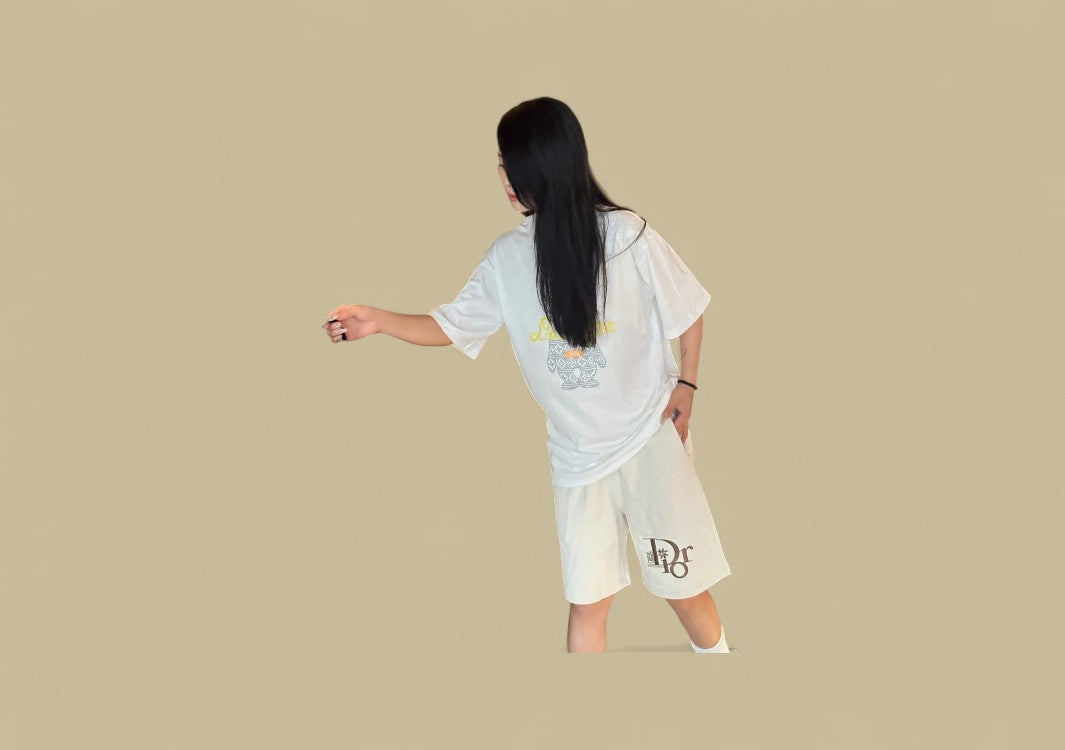Dior 24SS Bottom Embroidery Logo Shorts – Beige