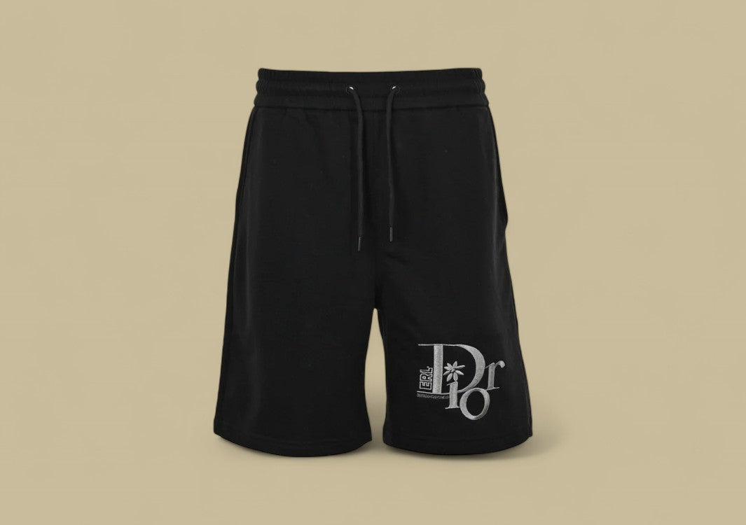 Dior 24SS Bottom Embroidery Logo Shorts – Black