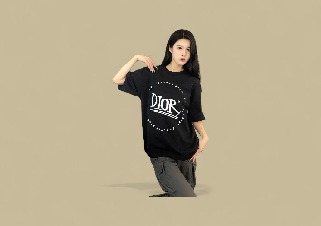 Dior 24SS Circle Logo T-Shirt – Black