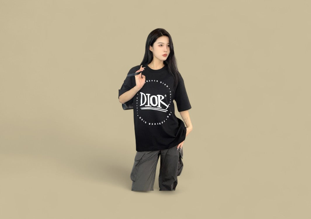 Dior 24SS Circle Logo T-Shirt – Black