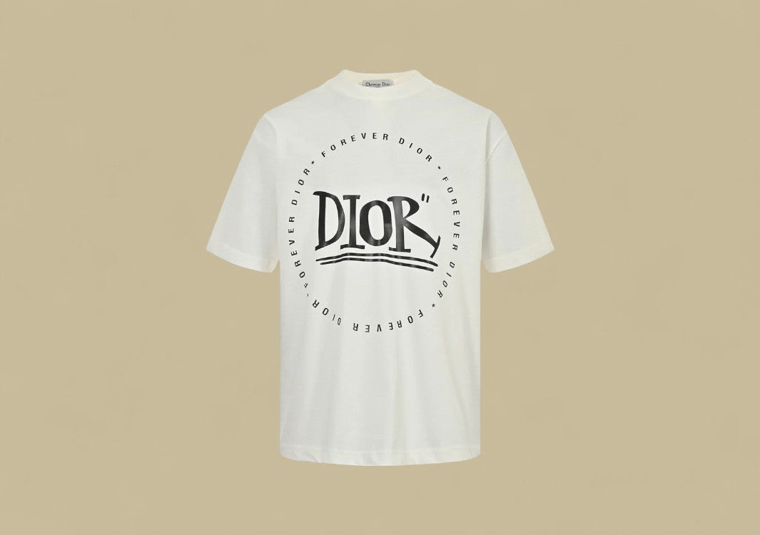Dior 24SS Circle Logo T-Shirt – White