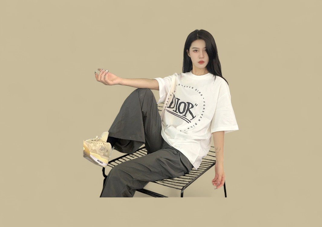 Dior 24SS Circle Logo T-Shirt – White