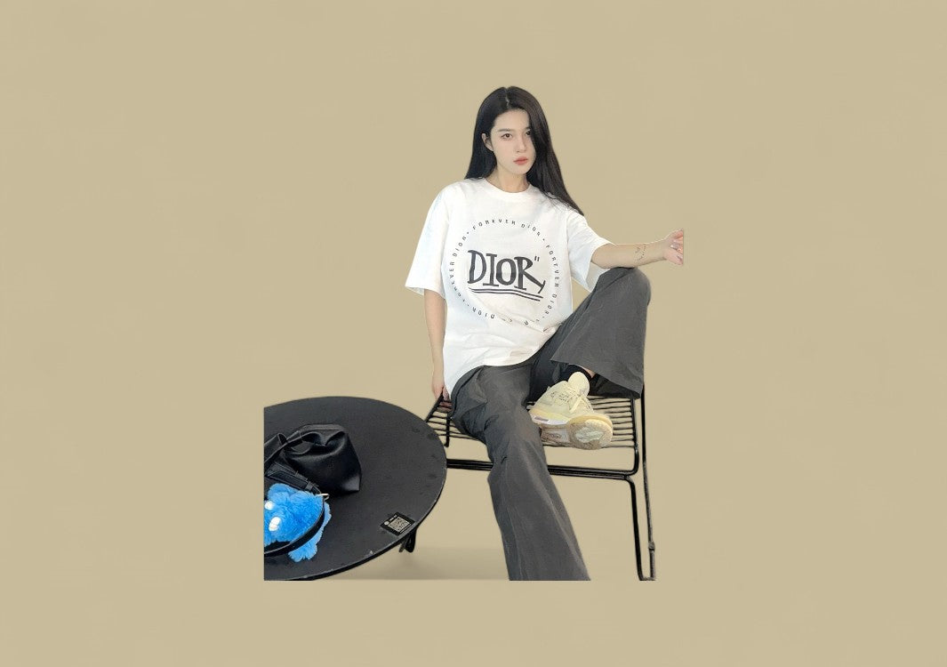 Dior 24SS Circle Logo T-Shirt – White