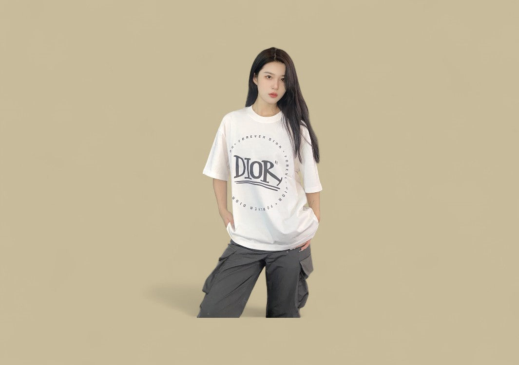 Dior 24SS Circle Logo T-Shirt – White