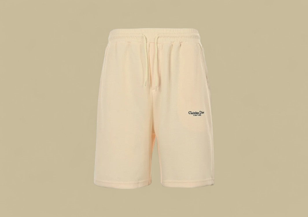 Dior 24SS Embroidery Logo Short – Beige