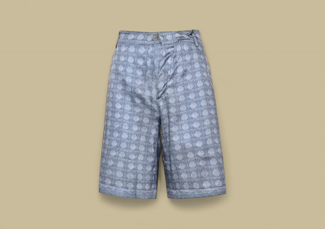 Dior 24SS Full Logo Silk Shorts – Blue Monogram