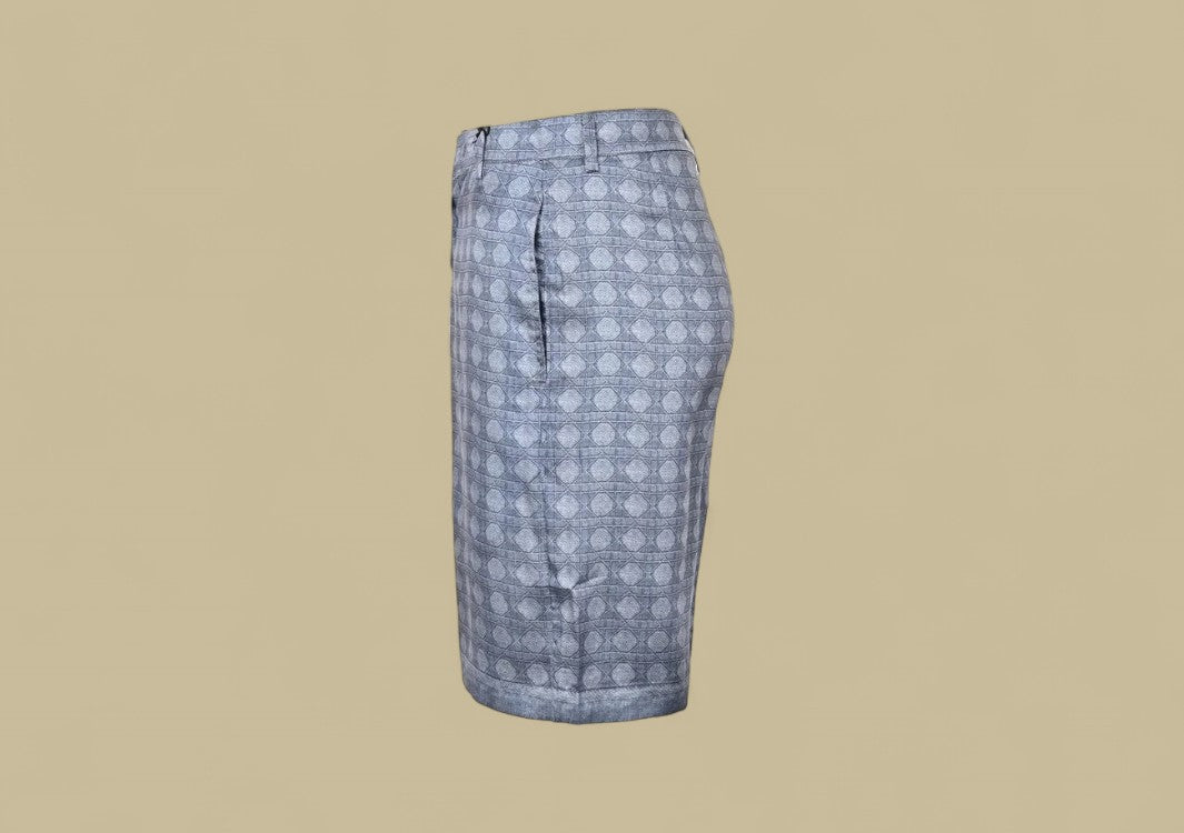 Dior 24SS Full Logo Silk Shorts – Blue Monogram