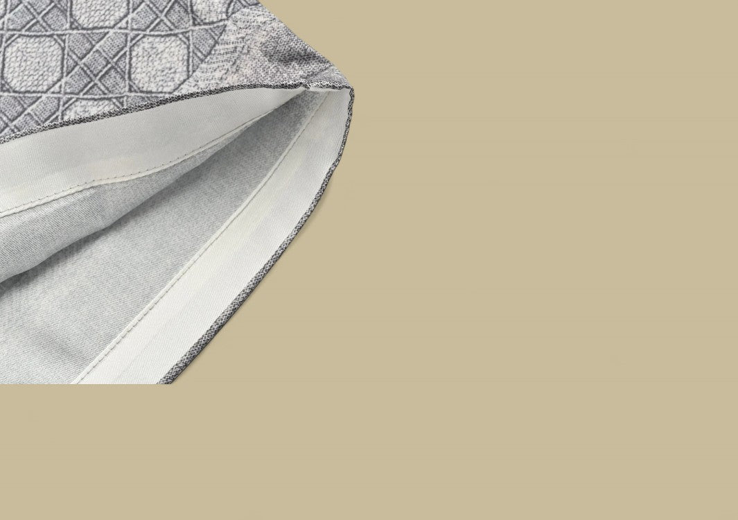 Dior 24SS Full Logo Silk Shorts – Grey Monogram