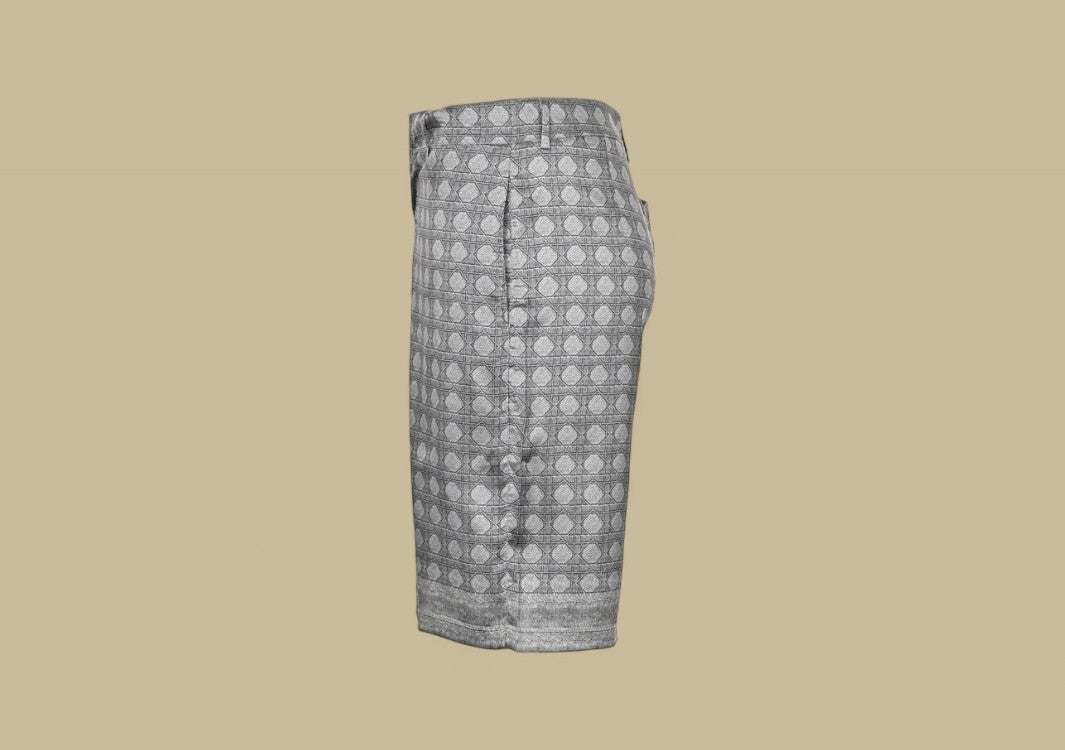Dior 24SS Full Logo Silk Shorts – Grey Monogram