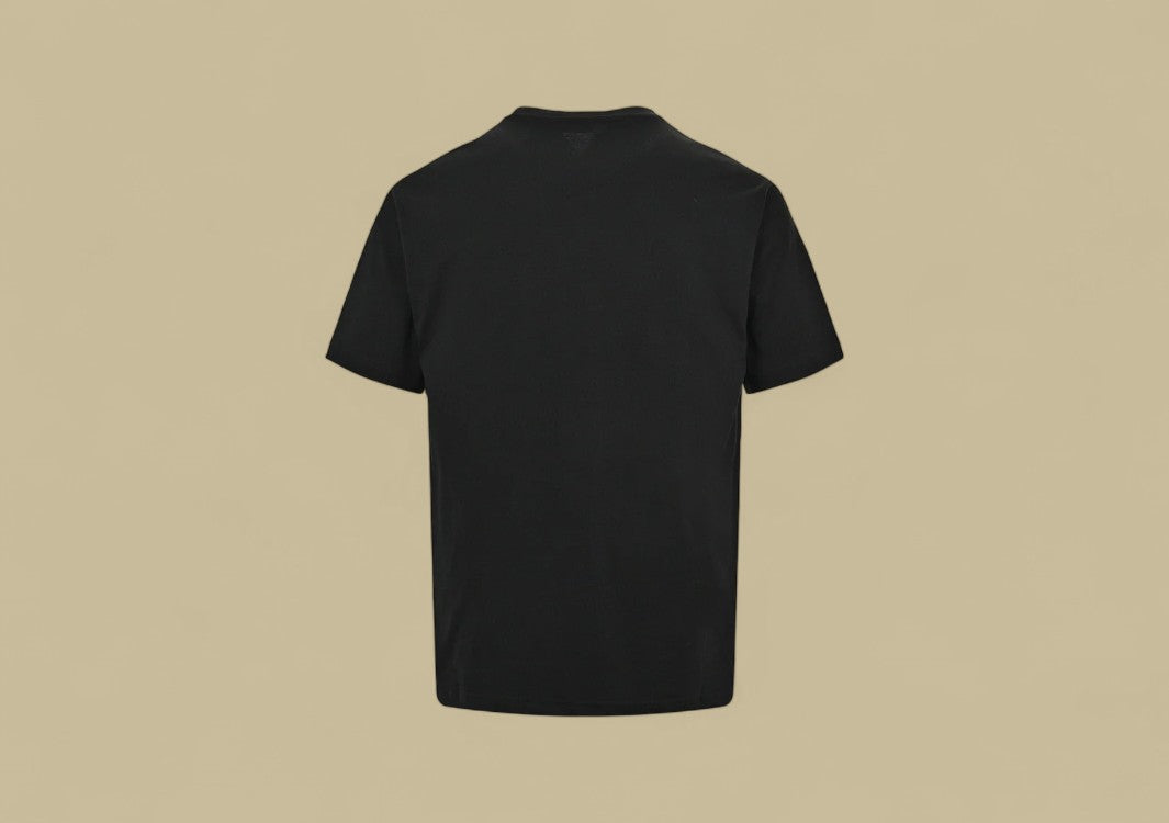 Dior 24SS Gold Thread Embroidery CD Logo T-Shirt - Black
