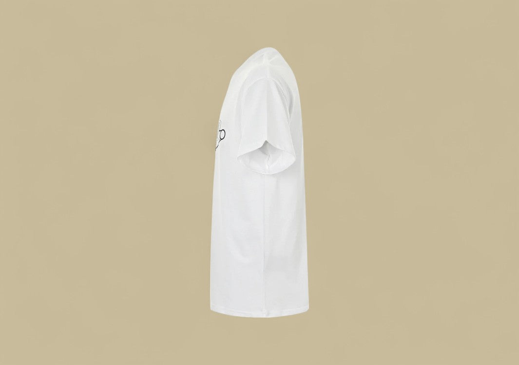 Dior 24ss Embroidery Clip Logo T-Shirt – White