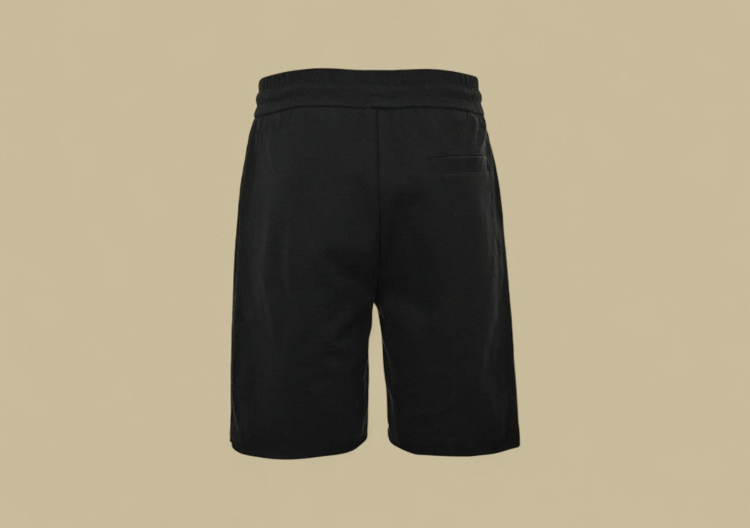 Dior Embroidery Logo Fleece-Lined Shorts – Black