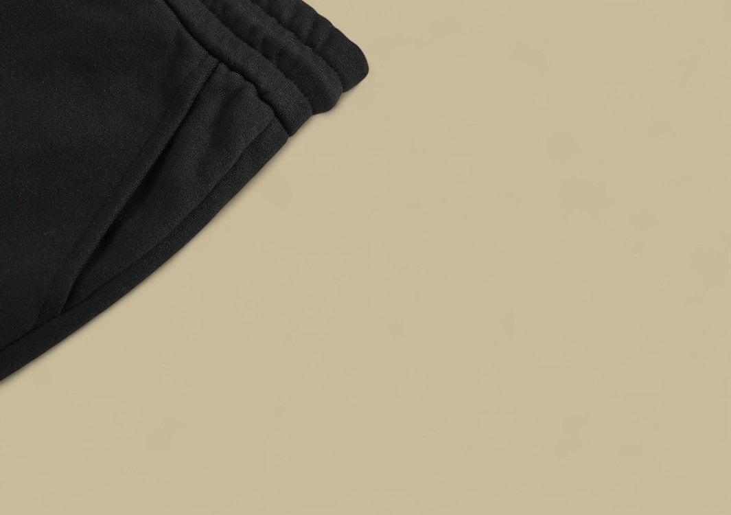 Dior Embroidery Logo Fleece-Lined Shorts – Black