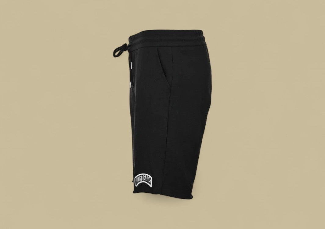 Dior Embroidery Logo Fleece-Lined Shorts – Black