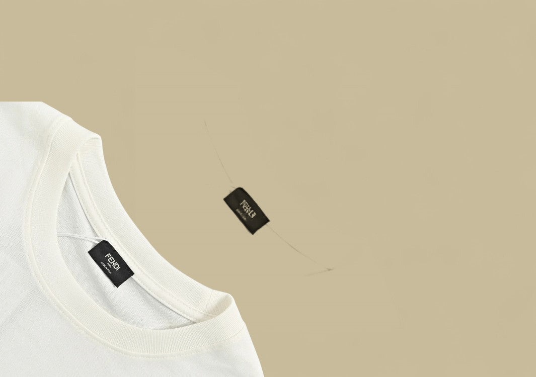 Fendi 24SS FF Embroidered Logo Fake Pocket T-Shirt Subtle Detail, Signature Style