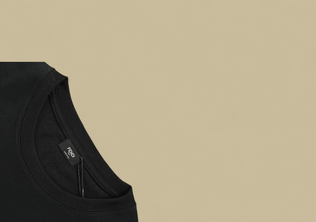 Fendi 24SS FF Embroidery Logo Fake Pocket T-Shirt Minimal Design with Iconic Touch