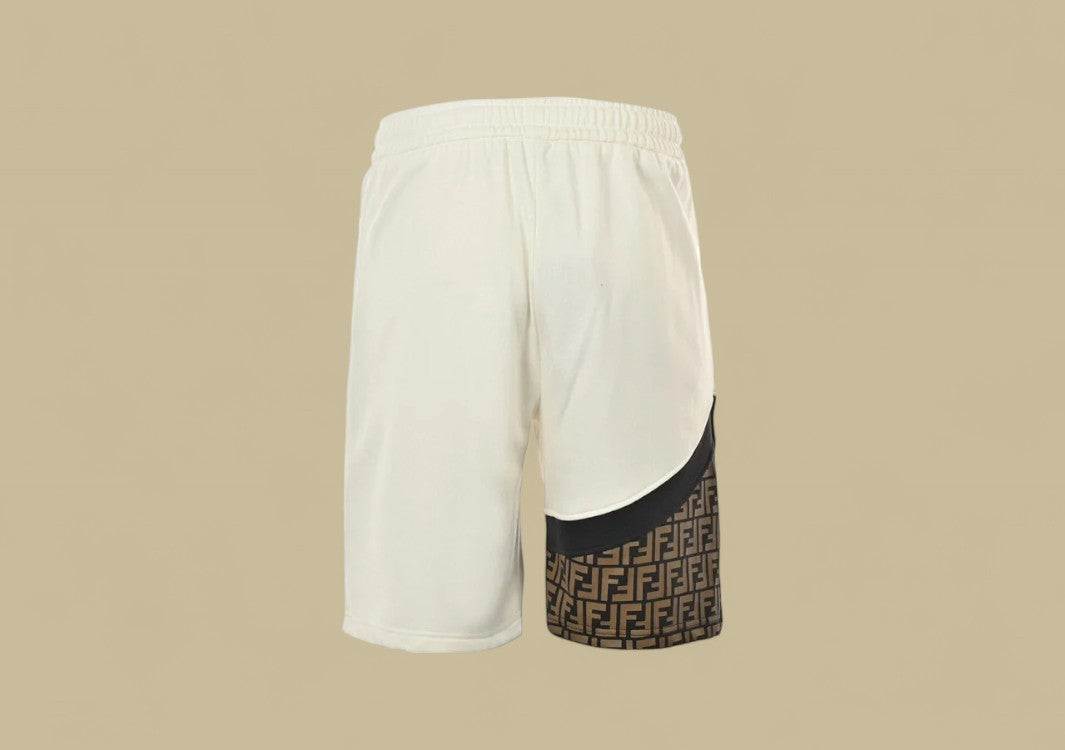 Fendi 24SS FF Joint Color Shorts Bold Contrast with Signature FF Detailing