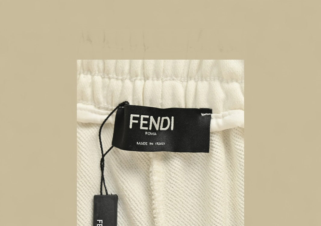 Fendi 24SS FF Joint Color Shorts Bold Contrast with Signature FF Detailing
