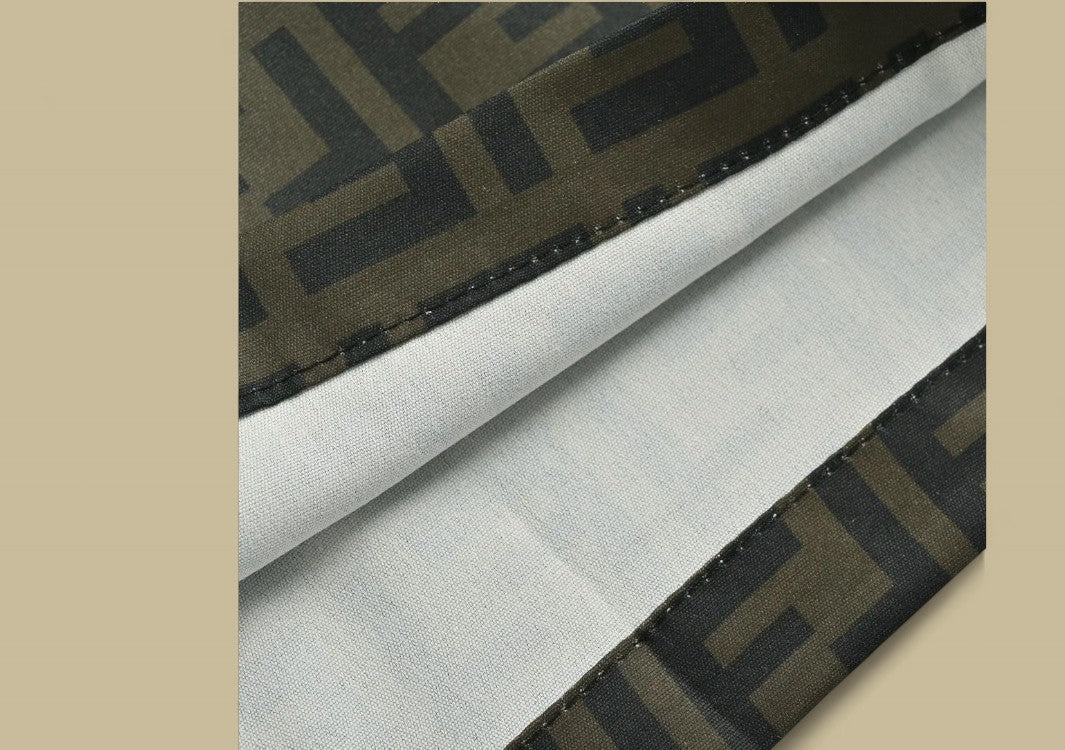 Fendi 24SS Full Double F Logo Beach Shorts All-Over Monogram for Elevated Resort Style