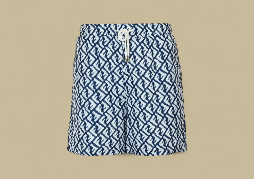 Fendi 24SS Full FF Logo Shorts All-Over Monogram with Signature Luxury Appeal