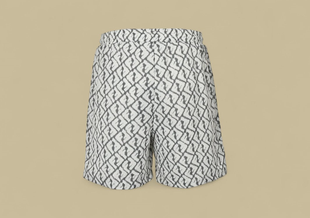 Fendi 24SS Full FF Logo Shorts Bold Monogram Design in a Modern Silhouette