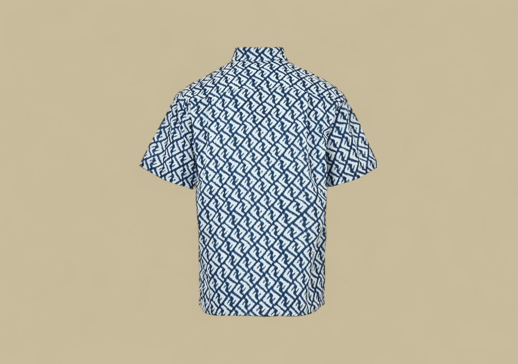 Fendi 24SS Full FF Logo T-Shirt All-Over Monogram Style with a Contemporary Edge