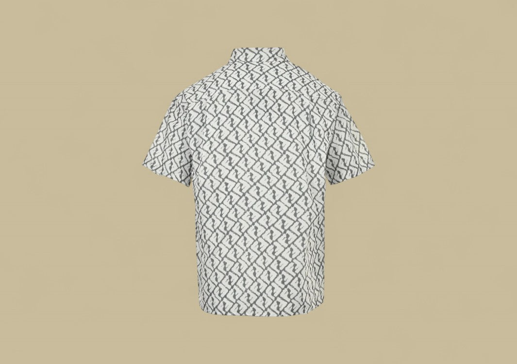Fendi 24SS Full FF Logo T-Shirt Iconic All-Over Branding in Luxe Streetwear Form