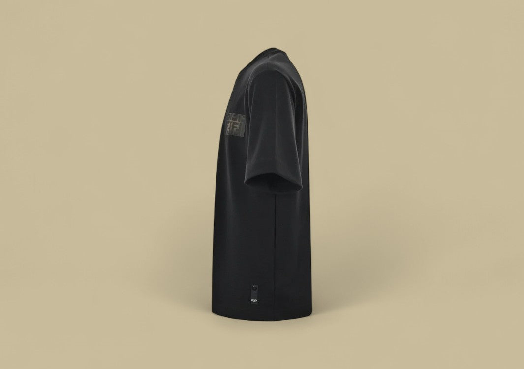 Fendi 24SS Gradient FF Logo T-Shirt Fading Tones with Signature Monogram Style