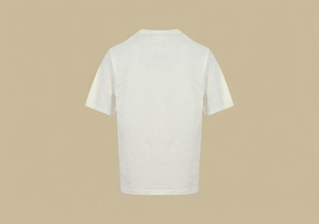 Fendi 24SS Hand-Drawn Gradient Double F Logo T-Shirt Artistic Flair Meets Iconic Design