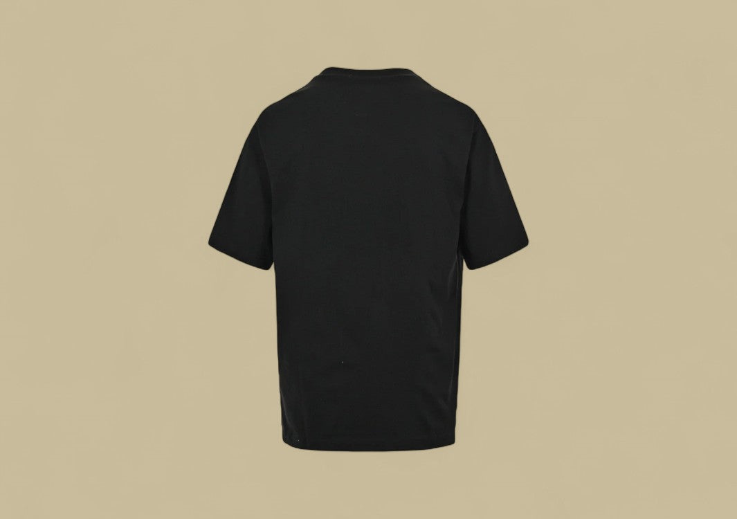 Fendi 24SS Hand-Drawn Gradient Double F Logo T-Shirt Creative Fade with Signature Style