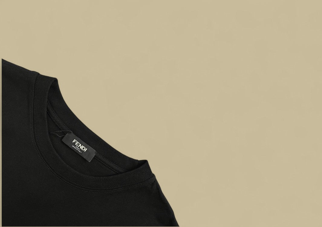 Fendi 24SS Karl Lagerfeld Graffiti Logo T-Shirt Bold Tribute with Urban Edge