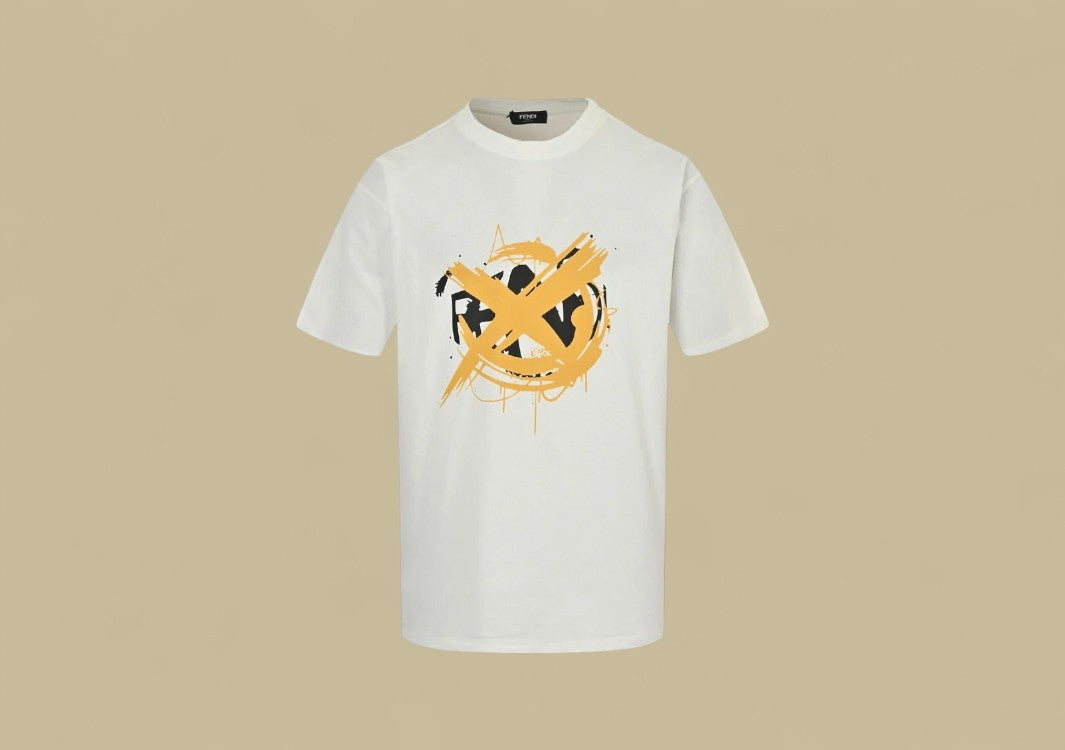 Fendi 24SS Karl Lagerfeld Graffiti Logo T-Shirt Street Art Influence Meets Fashion Legacy