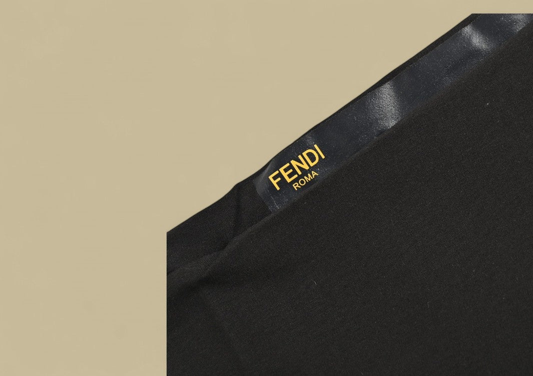 Fendi Heat-Seal Logo Casual Sports Pants Minimalist Design with a Technical Edge