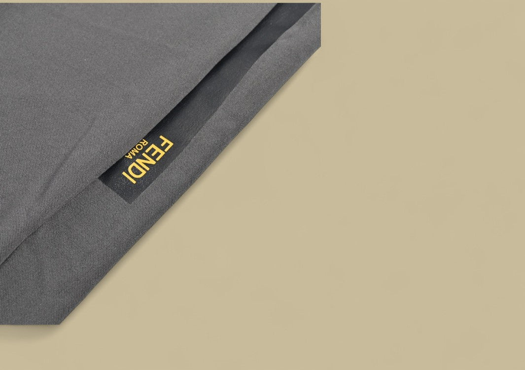 Fendi Heat-Seal Logo Casual Sports Pants Sleek Performance with Subtle Branding