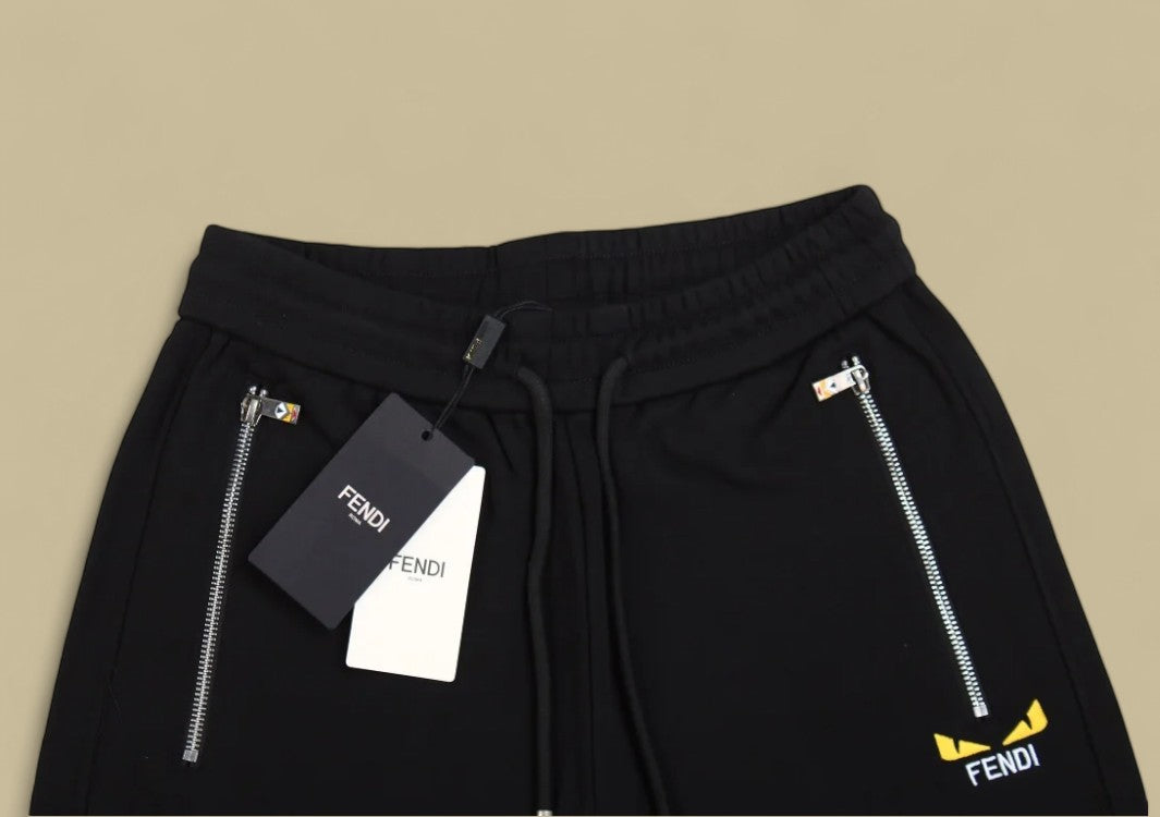 Fendi Little Monster Embroidered Logo Shorts Playful Icon Meets Signature Luxury