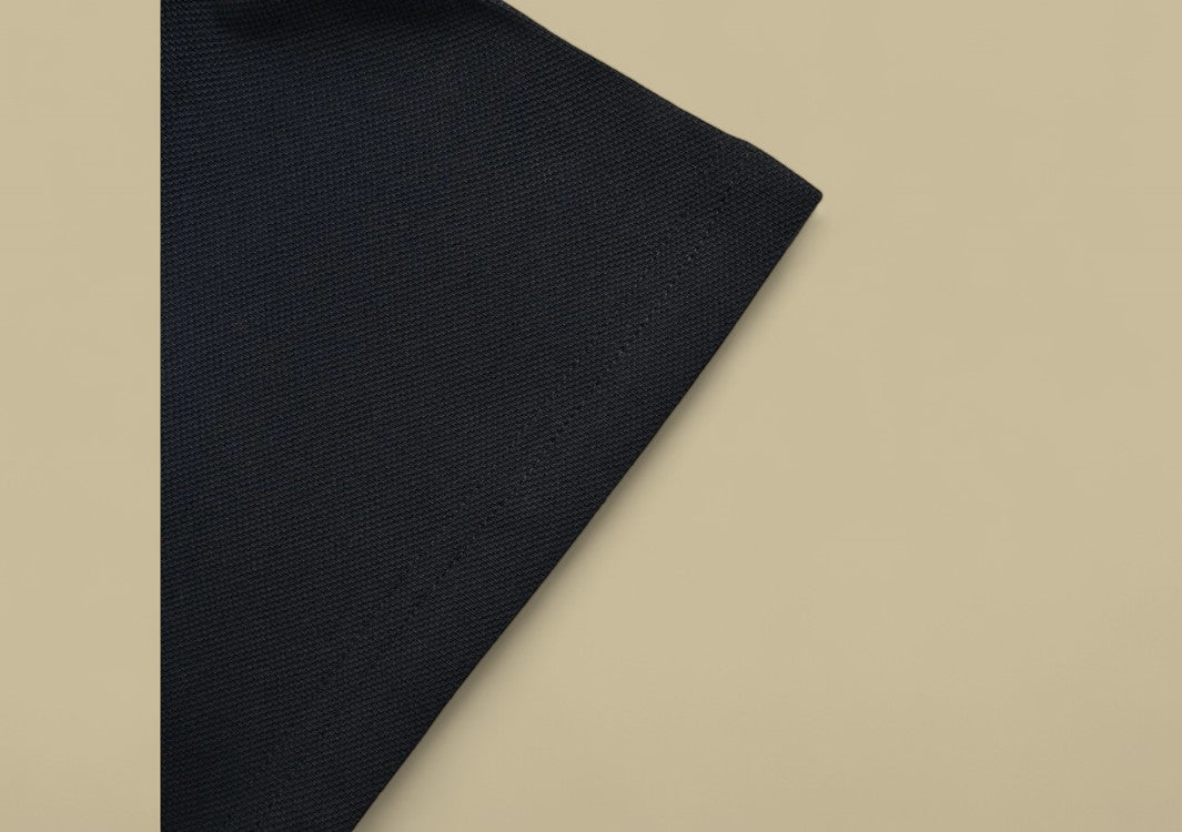 Fendi Neckline Braid Logo Polo T-Shirt Elevated Essentials with Braided Collar Detailing