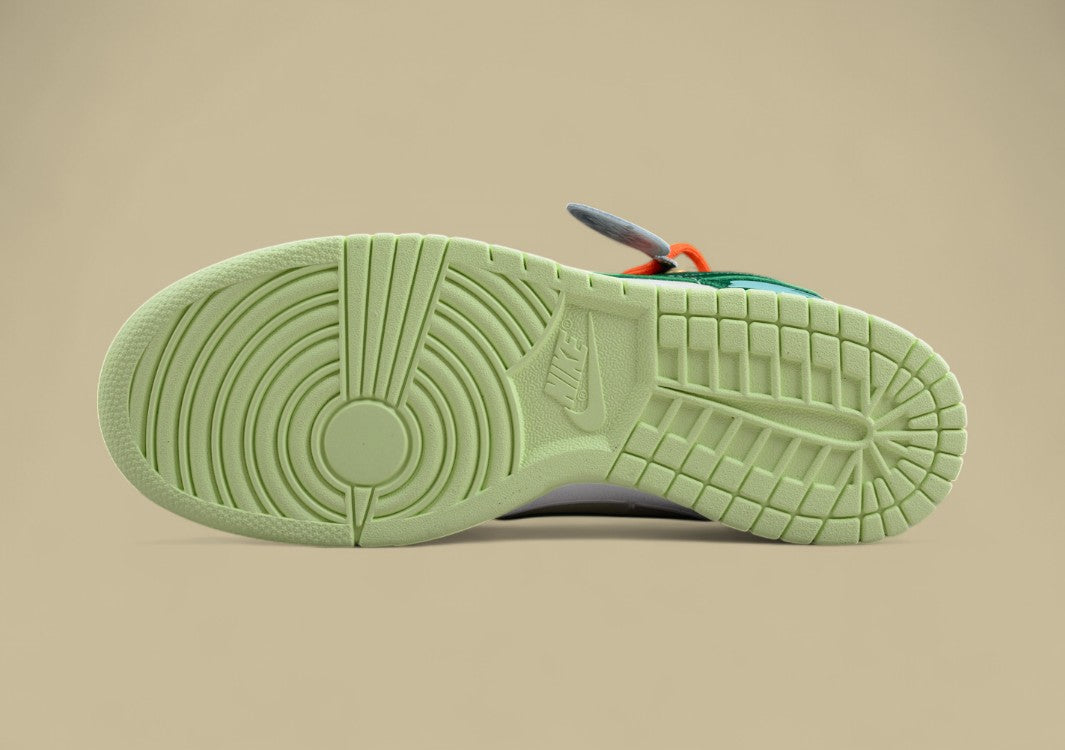 Futura X Nike Dunk Low Sb Deconstructed Lace-up Skateboard Shoes