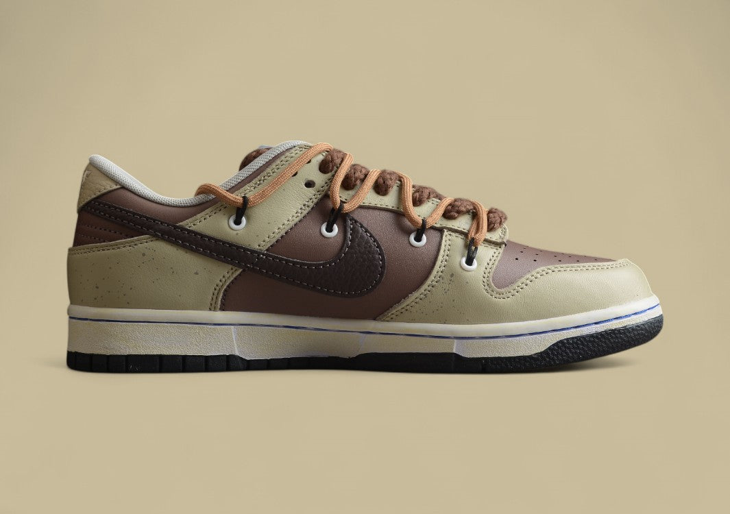 Futura X Nike Dunk Low Sb Joint Deconstructed Lace-up Skateboard Shoes